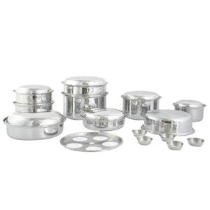 21 ชิ้น 3ply สแตนเลส 304 ชุดเครื่องครัวไร้น้ํา greaseless ทําอาหารหม้อและกระทะไข่ถ้วยสําหรับบ้านครัวทําอาหาร - Product Image 4