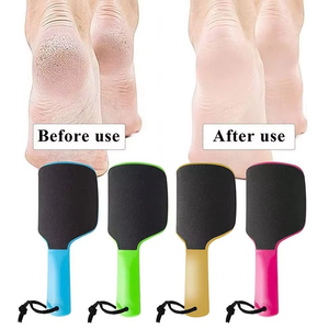 Râpe à pieds ronde double face en acier inoxydable pour éliminer les peaux mortes et les callosités, outil de <span class=keywords><strong>pédicure</strong></span> pour usage domestique - Product Image 4