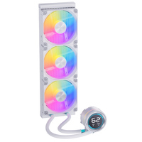 SNOWMAN 360 AIO liquide PC refroidisseur CPU affichage de la température ARGB radiateur de refroidissement liquide pour LGA1851 1700 1366 115X AM5 AM4