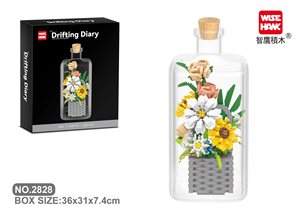 Xu Hướng Trẻ Em Nhựa Micro Tự Làm Bó Hoa Xây Dựng Khối Thiết Lập Sembo Khối Hoa Đồ Chơi Tuổi 5 7 Năm Phong Cách Mô Hình Đồ Chơi Cho grils - Product Image 4