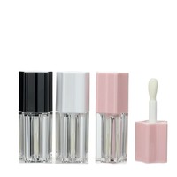 Tubes d'emballage en plastique vides pour cosmétiques liquides, rechargeables, pour gloss et baume à lèvres, flacons de maquillage en gros