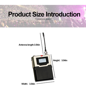 Sistema de Monitoreo Inalámbrico Personal de Alta Calidad J2 de 2 Canales con 2 Bodypacks - Product Image 3