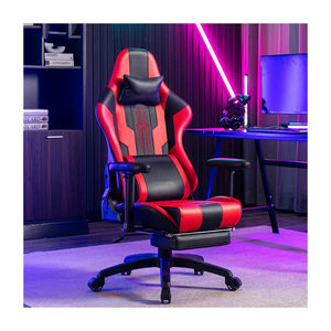 เก้าอี้เล่นเกมหนัง cadeira Gamer เก้าอี้สำนักงานสำหรับผู้ใหญ่เก้าอี้เล่นเกมเก้าอี้ทำงานสบายมากพร้อมที่วางเท้า - Product Image 4