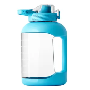 Botella de agua de plástico con boca pequeña para hombre, jarra grande extraíble para deporte - Product Image 2