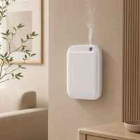 Diffuseur d'arômes intelligent sans eau pour salle de bain, 400 ml, écran LCD, capteur tactile sans fil, machine à parfum à fixation murale pour toilettes, couloir, salle de passage