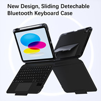 Clavier Magique 2025 Nouveau Style avec Clavier Amovible et Housse pour iPad 10ème Génération (2022)/A16 (2025)