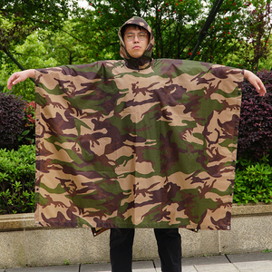 Rainfreem wieder verwendbare Qualität Regen poncho langlebige Regen tragen wasserdichten Poncho - Product Image 1