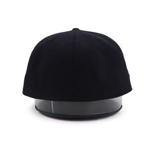 <span class=keywords><strong>Gorra</strong></span> de Algodón Unisex Original de Fábrica, 6 Paneles, Visera Plana <span class=keywords><strong>Negra</strong></span>, Logotipo Personalizado <span class=keywords><strong>con</strong></span> Transferencia Térmica, <span class=keywords><strong>Gorra</strong></span> Ajustada de Jersey para Exteriores - Product Image 6