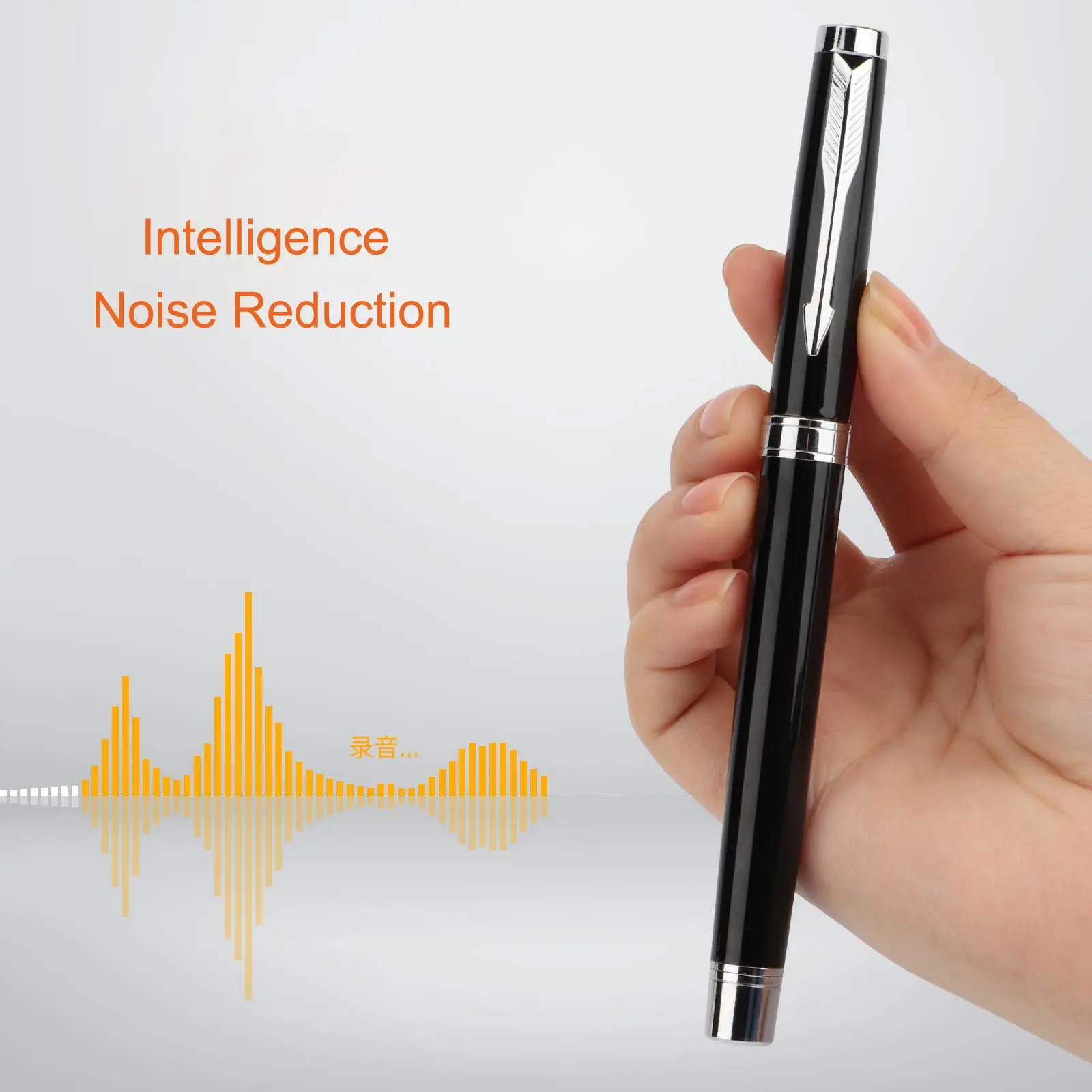 Custom Real Writing Pen Recorder MP3 Music Playback Professional Slim Handheld Voice Recording Pen