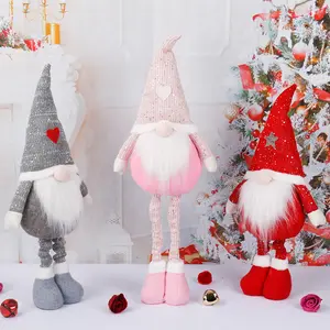 Китайский поставщик, оптовая продажа, рождественские украшения, рождественский подарок, войлочная вязаная шляпа, стоячие гномы
