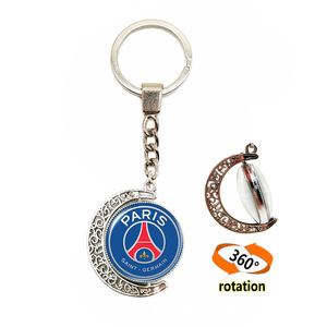 Llavero Deportivo de Aleación de Zinc con Logotipo de <span class=keywords><strong>Club</strong></span> de Fútbol, Llavero de Media Luna con Gema, Moderno, Impermeable y Ligero para Amantes del Deporte - Product Image 6