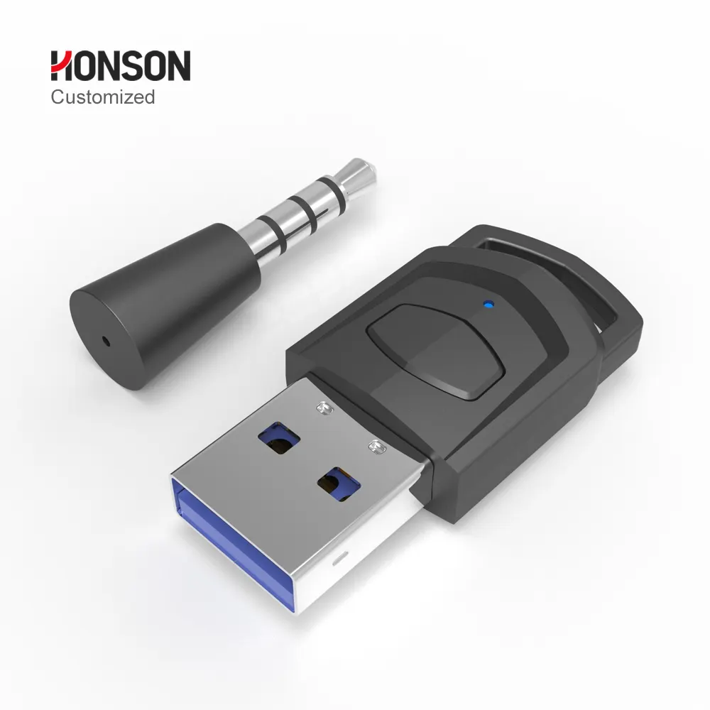 HONSON Customization USB Wireless BT Dongle PS5 Transmitter Adapter for PS5