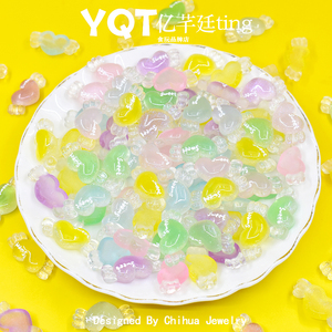 Nuevos Cabujones Planos de Resina Luminosa con Diseño de Hadas Dulces para Accesorios de Uñas, Joyería DIY y Decoración Artesanal - Product Image 5