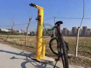 Chinese Factory Steel Bike Repair Maintenance Working Stations With Air Pump