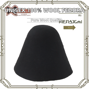 Sombrero de Fieltro Liso <span class=keywords><strong>MOONRIVER</strong></span> Unisex 100% Lana Transpirable para Negocios con Cinta Ajustable para la Cabeza al por Mayor - Product Image 2