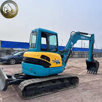 Occasion pour KX155 Modèle 2023, Mini-Excavatrice Compacte 5 Tonnes avec Moteur, Pompe, Boîte de Vitesses et PLC, Bon État