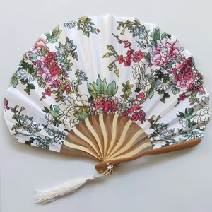 Éventail pliant en bambou peint de style <span class=keywords><strong>japonais</strong></span> <span class=keywords><strong>ancien</strong></span>, Nouvel An chinois, écologique, accessoires de <span class=keywords><strong>kimono</strong></span> irréguliers, dragon - Product Image 2