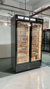 Wagyu Rindfleisch Butter Trocken gerät Schrank Käse Fleisch Rindfleisch Steak Lagerung Dry Age Aushärtung kammer Kühlschrank Kühlschrank Schränke