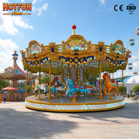 Manège chinois classique à 24 places en fibre de verre pour les parcs d'attractions et les projets de divertissement commercial