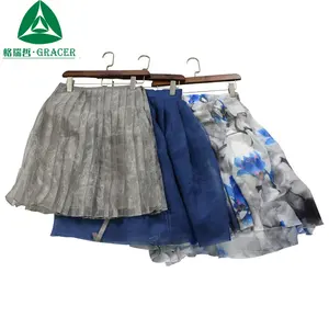 Sell used clothes bulk silk skirts for women second hand clothes shoes and bags