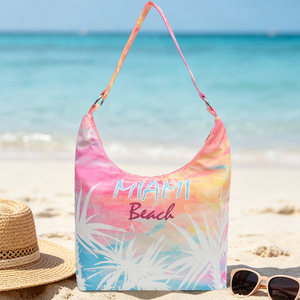 Sac à bandoulière esthétique Y2K avec impression personnalisée de ville et poche zippée pour la plage et les festivals d'été - Product Image 2