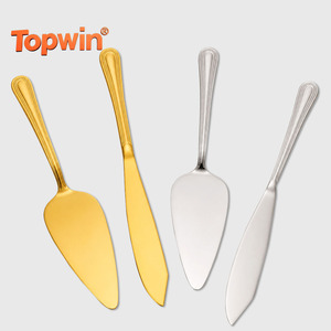 Decorative Stainless Steel Cake Server <b>Set</b> with Designer Handle Ideal for Cake Presentation and Special Events - Product Image 1