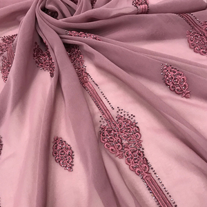 高級ゴールドシフォンヘッドスカーフソリッドソフトロングイスラム教徒スカーフ女性用ヒジャーブムスルマンショールとラップフラードイスラム - Product Image 3