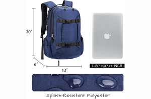 Mochila de Muestra Gratuita para Hombre, Bolsa de Almacenamiento para Patineta con Ruedas, Compatible con Cascos de Surf, Regalo para Patinadores - Product Image 5