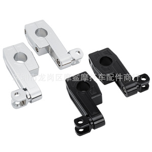 ขายึดที่วางเท้ามอเตอร์ไซค์โมชาร์ก 25 32 38 มม. แบบโครเมียม สำหรับยึดเพื่อความปลอดภัย - Product Image 5