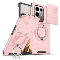 Infinix HOT60i hot70 pro Mobiele Telefoonhoes met Dierenprint, Magnetische Schuifvensterstandaard, Camera Bescherming & 5G Compatibiliteit