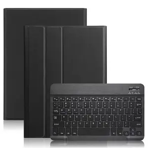 Großhandel galaxy tab eine 10,1 tastatur-Hülle für Samsung Galaxy Tab A8 10.5 A7 10.4 Tastatur hülle Tab A 10.1 2019 Abdeckung Russisch Spanisch Englisch Arabisch Tastatur Funda