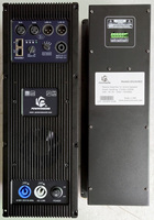 Carte d'amplification de haut-parleurs, gamme active professionnelle, panneau d'amplification de haut-parleur en ligne active, 2ch, sortie à 3 voies, de classe d, technologie PFC et DSP à l'intérieur
