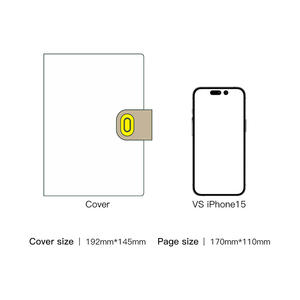 Buku Catatan Bersampul Lunak A6 Wanita Remaja, Agenda Harian Lucu Ala Korea, Alat Tulis Promosi Grosir untuk Pelajar - Product Image 2