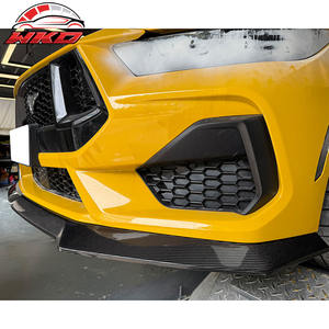 Lèvre de pare-chocs avant pour Ford Mustang 2024-2026 Ecoboost & GT Style Ikon Fibre de carbone CF Diffuseur Garde-boue - Product Image 3