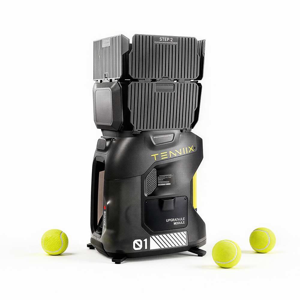 Hot Tenniix Tennis Ball Machine AI Coach Voice-Control Robot Professional Training Tennis Ball Launch Training Shooting Machine