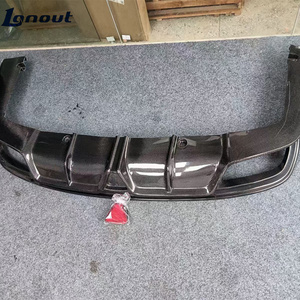 Diffusore Posteriore in Vera Fibra di Carbonio ad Alte Prestazioni con Luce per Modifica Maserati Quattroporte 13-16 - Product Image 4