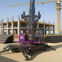 Plataforma de Perforación Rotatoria, Mesa Giratoria Flexible para Construcción, Ángulo de Giro de 360 Grados °   Máquina Perforadora Rotativa de Impacto
