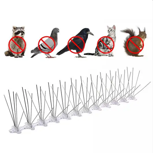 DYSC venda Quente ao ar livre Controle De Pragas Deterrent Bird Control Spikes Para Aves