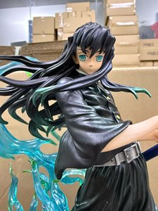 Figura de Acción de Anime Demon Slayer de 32 cm, <span class=keywords><strong>Kimetsu</strong></span> GK Mist Hashira Muichiro Tokito, Nueva de 2026, para Decoración de Escritorio, Regalos - Product Image 3