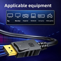 Cable de PVC Macho-Hembra de Cobre Desnudo para Larga Distancia, Directo de Fábrica, OEM ODM, para Monitor de Computadora 4K/2K/1080P