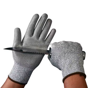 Vente en gros Gants de travail Gants de sécurité résistants aux coupures enduits de PU niveau 5 pour la construction Gartenarbeit - Product Image 1