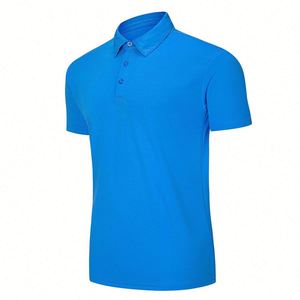 Design Men's Summer Short Sleeve Zipper Top Custom Printed <b>T</b>-shirt Pullover Golf Fashion Oversized Men's Custom Polo Shirt - Product Image 3