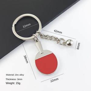 Llavero <span class=keywords><strong>de</strong></span> tenis <span class=keywords><strong>de</strong></span> <span class=keywords><strong>mesa</strong></span> <span class=keywords><strong>de</strong></span> metal-Regalo deportivo creativo en miniatura para eventos <span class=keywords><strong>de</strong></span> promoción y negocios - Product Image 2