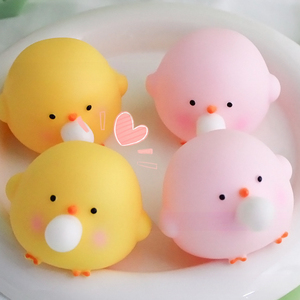 Jouet à presser mignon pour animaux de compagnie qui souffle des bulles, Poupée en peluche Poulet Pot-Pot, Ornement de bureau <span class=keywords><strong>Poussin</strong></span>, Anti-stress pour grossistes - Product Image 4