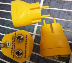 Enchufe <span class=keywords><strong>de</strong></span> puesta a tierra compatible con EE. UU. <span class=keywords><strong>Tipo</strong></span> UE para usar en sábanas Cuerpo saludable antiestático - Product Image 4