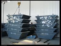 Poubelle de recyclage des déchets extérieurs de haute qualité bacs à sauter durables