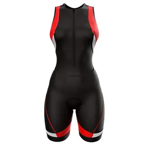 Ropa de Triatlón de secado rápido, traje personalizado de piel para ciclismo, trajes de triatlón con impresión reflectante