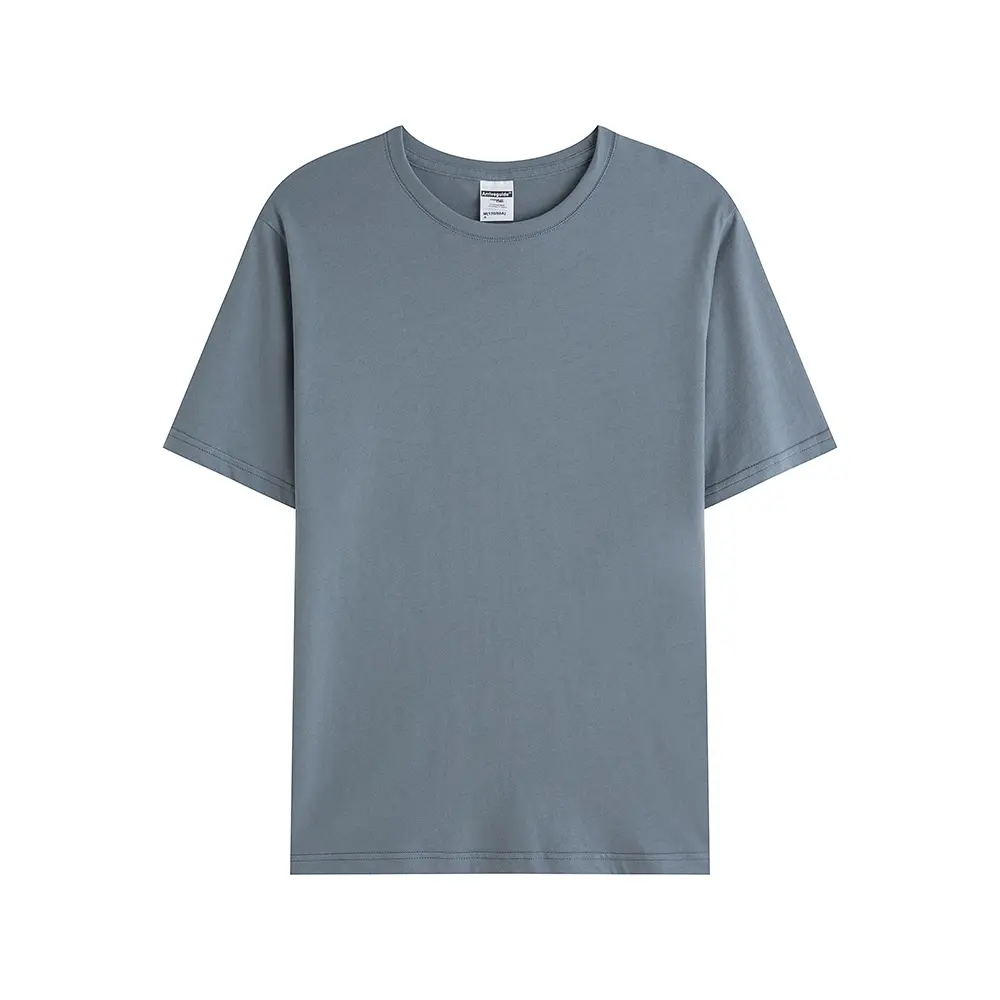 High Quality 100% cotton 190gsm 19 colors men women unisex customizable blank casual t shirt men's t-shirt t shirts t-shirts