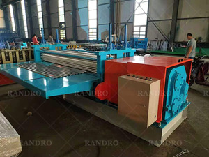Tôle de fer de type baril à plaque mince horizontale RANDRO Machine de fabrication de rouleaux ondulés galvanisés de 3/4/6m - Product Image 4