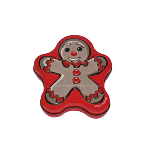 Hình dạng không đều cấp thực phẩm tinplate <span class=keywords><strong>Mini</strong></span> kẹo hộp dập nổi có thể tái chế giáng sinh bao bì với biểu tượng tùy chỉnh - Product Image 1